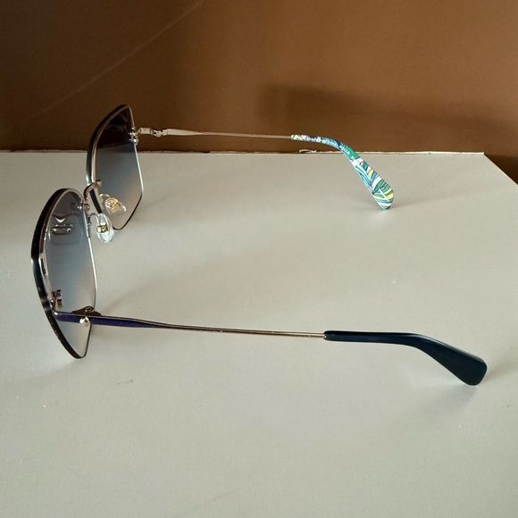 Kate Spade Ariella/G/S LKS 98 58-15-140 Sunglasses – Gold/Purple Mirror – NWOT main image 2